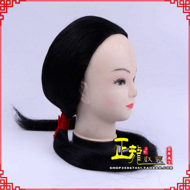 郓城古装影视演出头套花旦假发 真发古装发