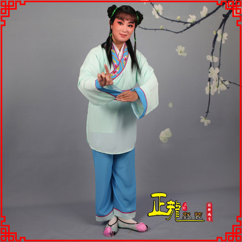 郓城歌仔戏童生小孩影视银心四九服 书童衣