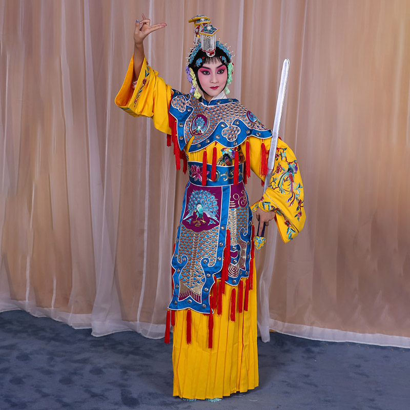 郓城霸王别姬虞姬服 软绉别姬服