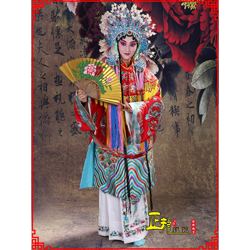 郓城凤袍杨贵妃贵妃醉酒 软绉团凤女蟒